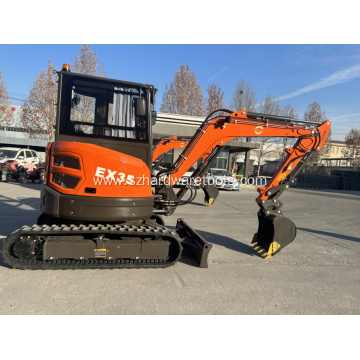 3.5 TON MINI HYDRAULIC EXCAVATOR WITH CABIN